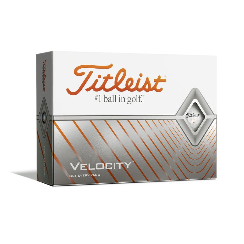 Titleist Velocity Golf Balls, White, (One Dozen) - Image 1